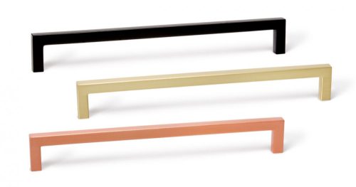 VIEFE u 320mm fogantyú, Csiszolt sárgaréz Z27, 328,5mm