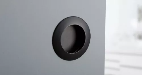 VIEFE tap süllyesztett fogantyú, Matt fekete ZM2, 40 (átmérő)mm
