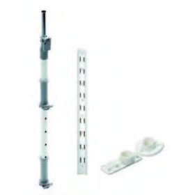   Kesseböhmer LeMans II tengely, állítható, 600-750 mm, Hófehér