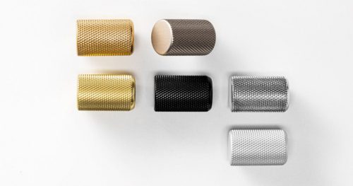 VIEFE graf gomb fogantyú, Szálcsiszolt L24, 17,5 (átmérő)mm