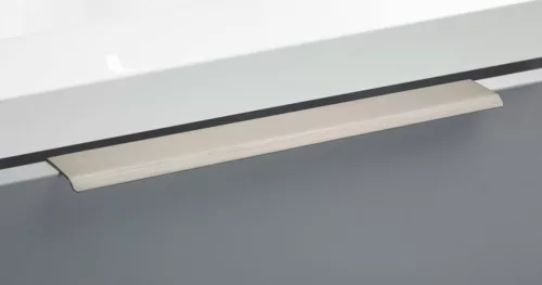 VIEFE curve 32mm fogantyú, Csiszolt szürke L31, 45mm