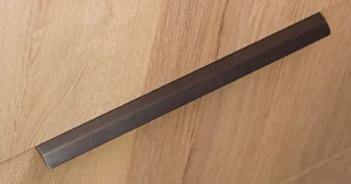 VIEFE curve 32mm fogantyú, Csiszolt szürke L31, 45mm