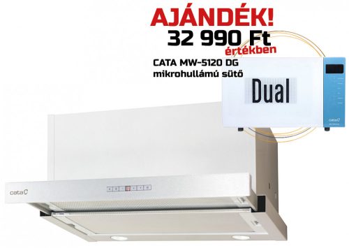 CATA páraelszívó tfh-7600 x inox + ajándék mw-5120 dg blue mikrohullámú sütő