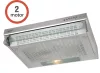 CATA páraelszívó f-2260 ix/l inox (2 motoros)