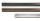 VIEFE ona 480-1440mm fogantyú, Szálcsiszolt L24, 1500mm
