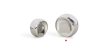 VIEFE ball gomb fogantyú, Polírozott króm Z01, 29,5 * 18,3 (kerület)mm