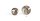 VIEFE ball gomb fogantyú, Csiszolt nikkel Z23, 29,5 * 18,3 (kerület)mm