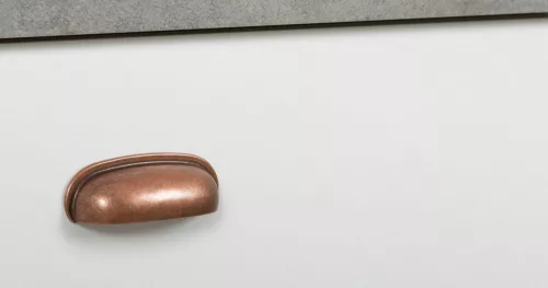 VIEFE aura 64mm fogantyú, Antik ezüst Z612, 87mm