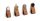 VIEFE flexa gomb fogantyú, Bézs bőr + csiszolt sárgaréz P2627, 70 * 22 (kerület)mm
