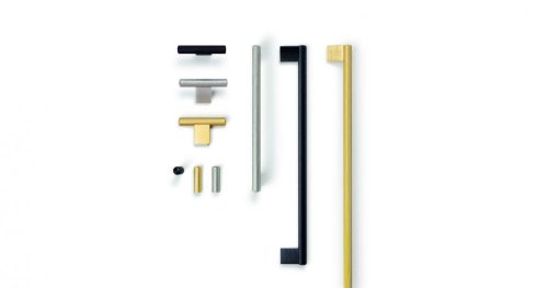 VIEFE graf2 160mm fogantyú, Csiszolt fekete L30, 182mm