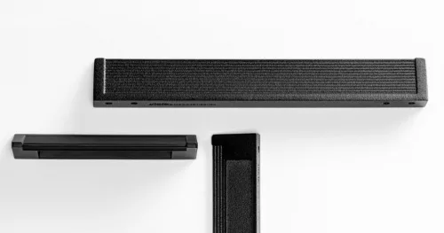 VIEFE backk 192mm fogantyú, Texturált fekete ZM22, 212mm