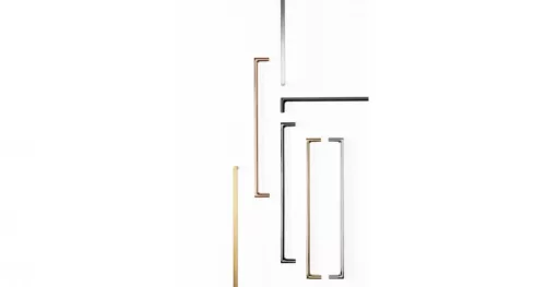 VIEFE pura 256mm fogantyú, Csiszolt nikkel Z23, 264mm