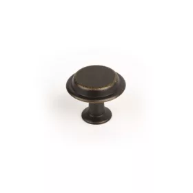   VIEFE land gomb fogantyú, Antik sárgaréz Z614, 40 (átmérő)mm