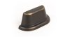 VIEFE land 64mm fogantyú, Antik sárgaréz Z614, 98mm