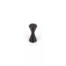 VIEFE diabolo gomb fogantyú, Csiszolt fekete L30, 13,5mm
