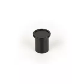 VIEFE round gomb fogantyú, Csiszolt fekete L30, 25mm