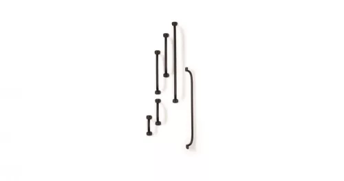 VIEFE firm 64mm fogantyú, Texturált fekete ZM22, B. 93,8mm