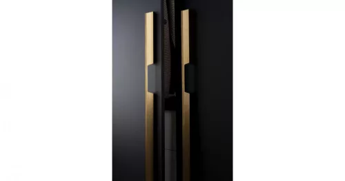 VIEFE rail 1120mm fogantyú, Szálcsiszolt L24, 1150 (aszimmetrikus markolat elhelyezés)mm