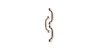 VIEFE pendant 128mm fogantyú, Antik sárgaréz Z614, 138,4mm
