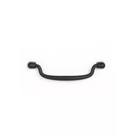 VIEFE pendant 128mm fogantyú, Matt fekete ZM2, 138,4mm