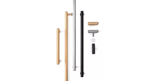 VIEFE rille 992mm fogantyú, Csiszolt fekete L30, 1022mm