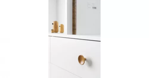 VIEFE disc gomb fogantyú, Tölgy W16, 50 (átmérő)mm