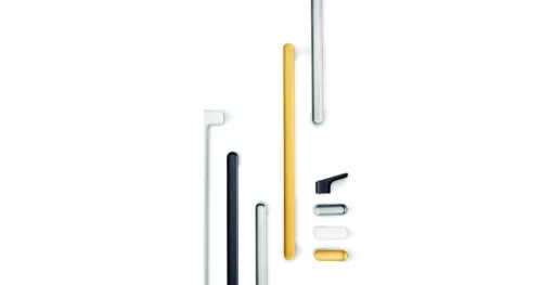 VIEFE luv gomb fogantyú, Matt fekete ZM2, 51mm