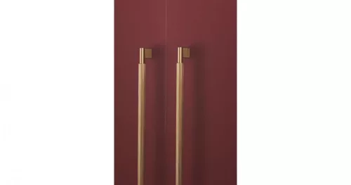 VIEFE arpa 192mm fogantyú, Rusztikus sárgaréz L623, 214mm