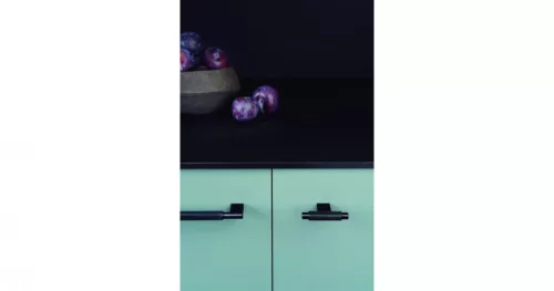 VIEFE arpa 192mm fogantyú, Rusztikus sárgaréz L623, 214mm