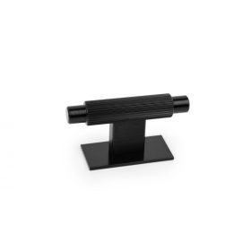 VIEFE arpa plate gomb fogantyú, Csiszolt fekete L30, 70mm