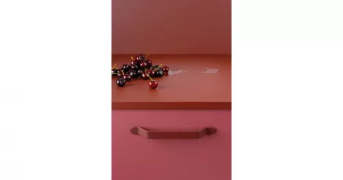 VIEFE belt gomb fogantyú, Vörös vulkán ZM72, 22mm
