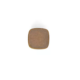   VIEFE quart mini gomb fogantyú, Rusztikus sárgaréz Z623, 26 (átmérő)mm