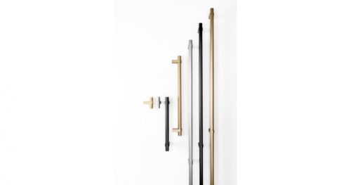 VIEFE nobb 320mm fogantyú, Csiszolt fekete L30, 372mm