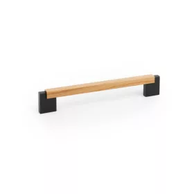   VIEFE duo mini 160mm fogantyú, Csiszolt láva szürke - Tölgy   NM2716, 194,6mm