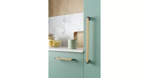 VIEFE duo mini 160mm fogantyú, Csiszolt láva szürke - Tölgy   NM2716, 194,6mm