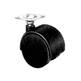   FOREST BELTÉRI BÚTORGÖRGŐ 9616, 50 mm, 40 kg, fekete, talpas