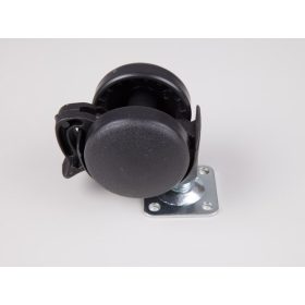   FOREST BELTÉRI BÚTORGÖRGŐ 311/FP.050, 50 mm, 35 kg, fekete, fékezős talpas