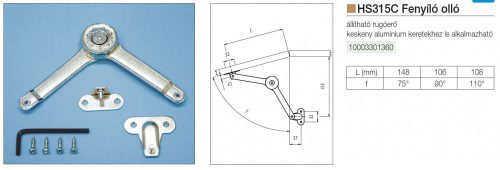 FOREST FELNYÍLÓ VASALAT HS315C 