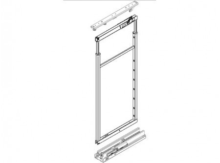 FOREST CE KAMRAPOLC VASALAT, 120 kg, 487 mm, szürke, 1070/1500 mm