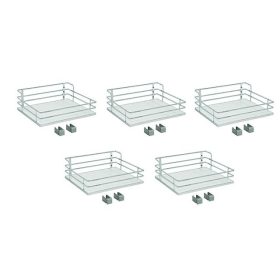 FOREST CEM VGF KOSÁRKÉSZLET, króm-fehér, 414 mm