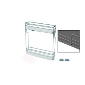   FOREST ELQ polcrendszer, oldallapra szerelhető, antracit, Jobbos, 107 mm
