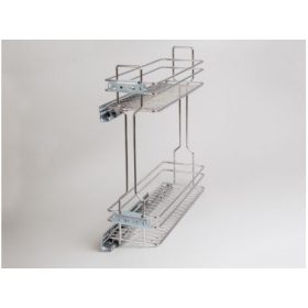   FOREST 2104SY/20-50 OLDALLAPRA SZERELHETŐ POLCRENDSZER, csillapított, 110 x 535 x 510 mm, részleges kihúzású, króm
