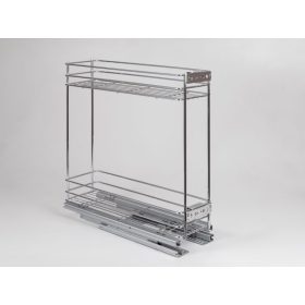   FOREST 24270.200 POLC, fenéklapra szerelhető, 2 részes, teljesen kihúzható, 145 x 510 x 475 mm, króm