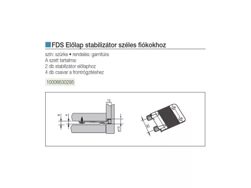 FOREST FDS előlap stabilizátor