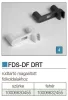 FOREST FDS-DF DRT dupla rúdtartó SZÜRKE