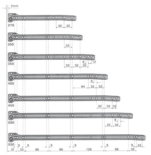 FOREST FÉM FIÓKOLDAL FDS-FF, 25 kg, 118 mm, fehér, 300 mm