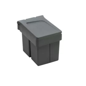   FOREST 8201 hulladékgyűjtő, 7 + 7 l, 240 x 345 x 385 mm, antracit