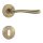POLARIS súrolt bronz körrozettás beltéri ajtókilincs (WC)