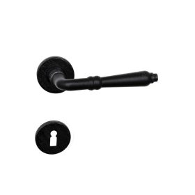   VALENTINA kovácsoltvas körrozettás beltéri ajtókilincs (BB)