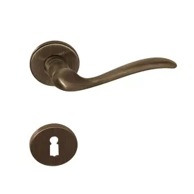   TOLOSA súrolt bronz körrozettás beltéri ajtókilincs (BB)